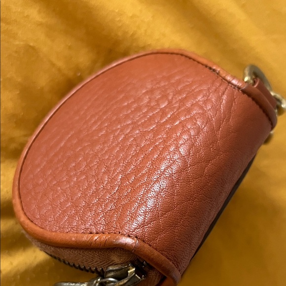Dooney & Bourke Tan Leather Coin Pouch - Picture 5 of 8